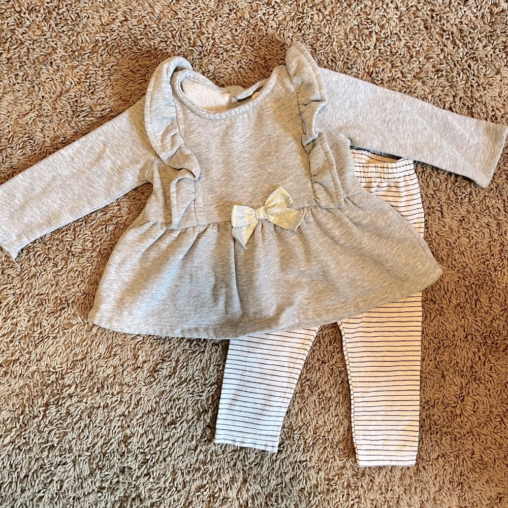 Carter’s Silver accent outfit